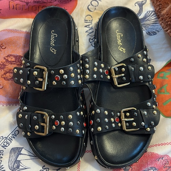 SAINT G chloe double buckle sandal - Picture 4 of 4